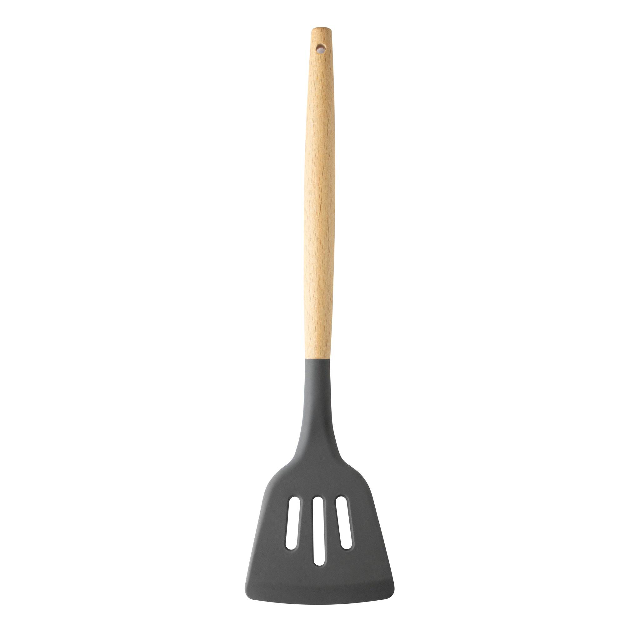 Taylor's Eye Witness - Cuillère à fente en silicone avec manche en bois de hêtre 32 cm/12,5