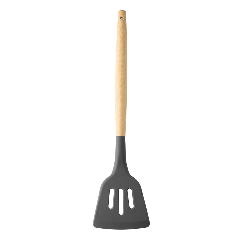Taylor's Eye Witness - Cuillère à fente en silicone avec manche en bois de hêtre 32 cm/12,5