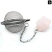 Tea Filter Natural Raw Gemstone Filter Ball Stew Ingredients Ball Stainless Steel
