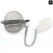 Tea Filter Natural Raw Gemstone Filter Ball Stew Ingredients Ball Stainless Steel