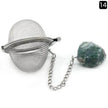 Tea Filter Natural Raw Gemstone Filter Ball Stew Ingredients Ball Stainless Steel