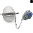 Tea Filter Natural Raw Gemstone Filter Ball Stew Ingredients Ball Stainless Steel