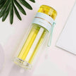 Tea Infuser Filter Separation Double Wall Glass Bottle