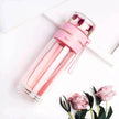 Tea Infuser Filter Separation Double Wall Glass Bottle