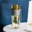 Tea Infuser Filter Separation Double Wall Glass Bottle