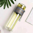 Tea Infuser Filter Separation Double Wall Glass Bottle