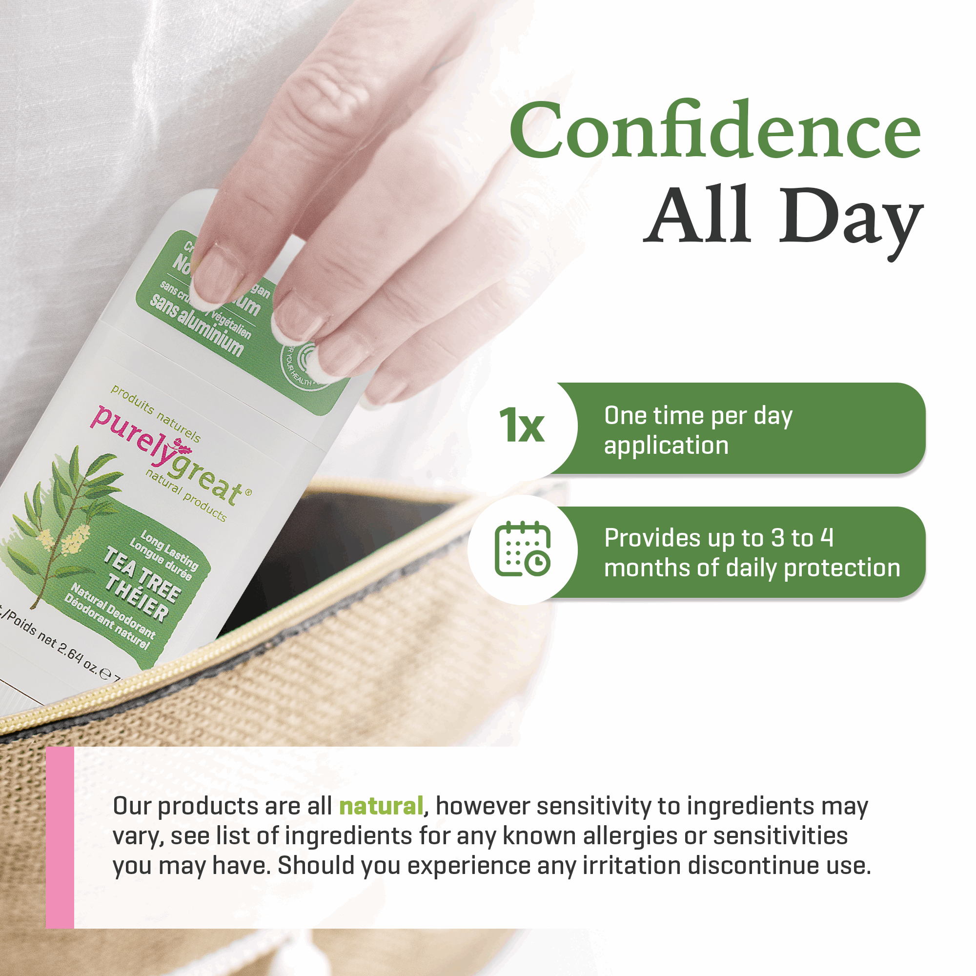 Tea Tree Stick Deodorant
