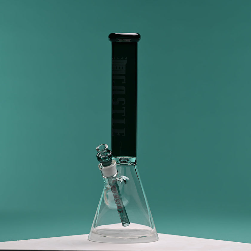 Colored Tube (16″) High-quality Borosilicate Glass Beaker Bong