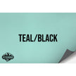 NO ADHESIVE TEAL/BLACK LEATHERETTE SHEET (12