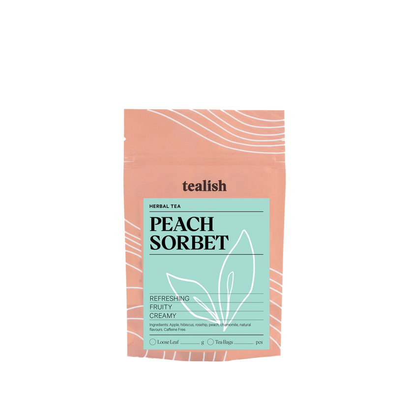 Sorbet à la pêche