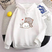 Teen's Candy Colors Cute Kawaii Loose Hoodie Sweater