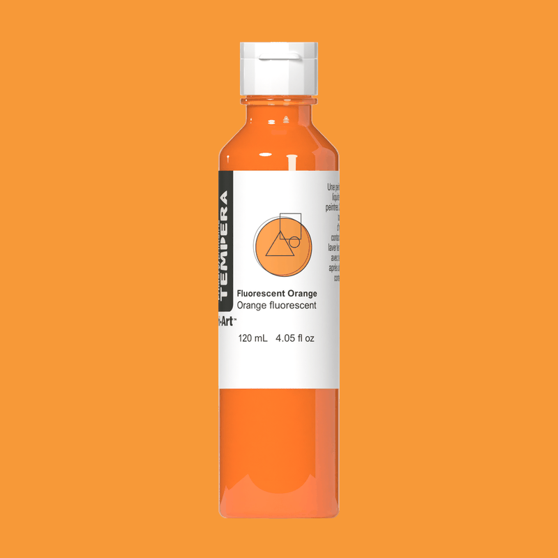 Primary Liquid Tempera - Fluorescent Orange