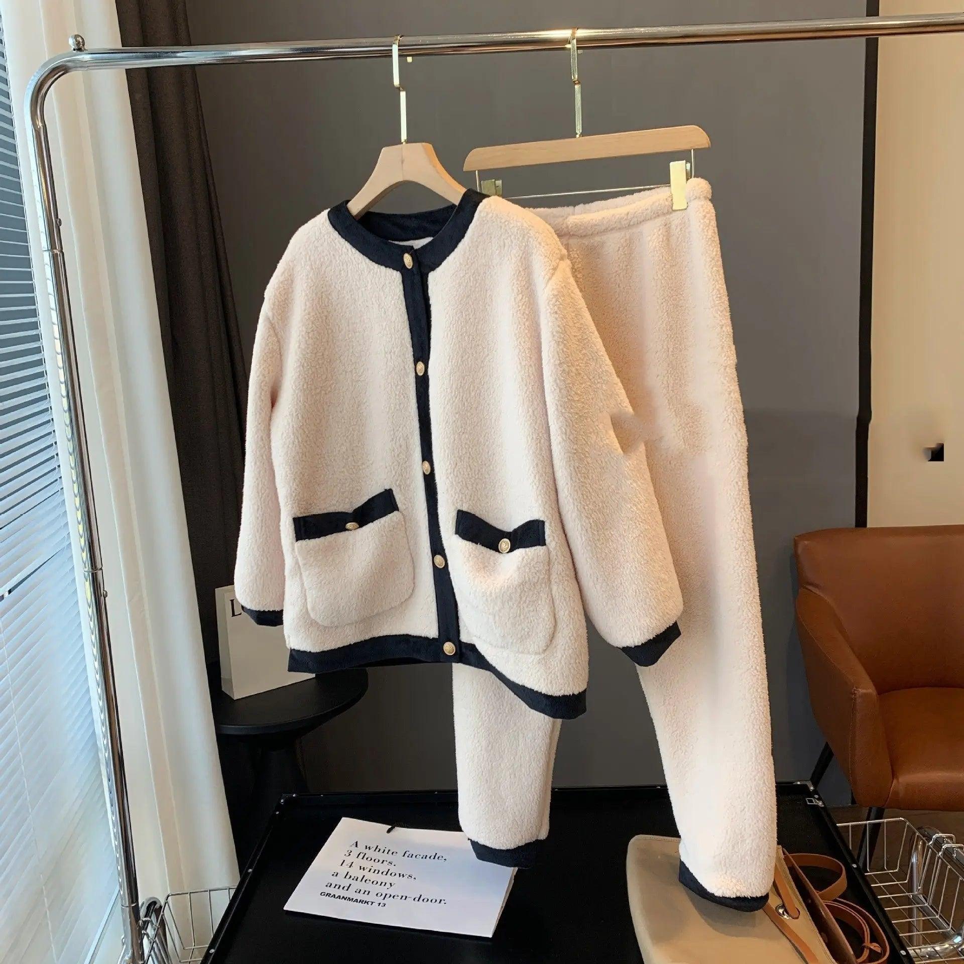 Texture Soft Glutinous Little Fragrant Pajamas Suit For Women
