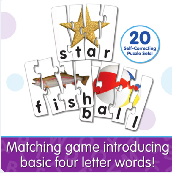 The Learning Journey - MATCH IT! - 4 LETTER WORDS