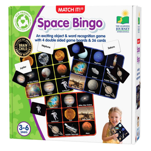 The Learning Journey - MATCH IT! BINGO - SPACE