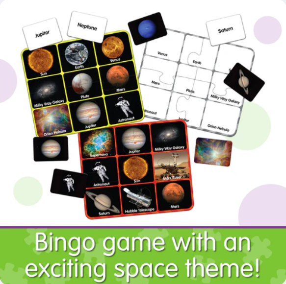 The Learning Journey - MATCH IT! BINGO - SPACE