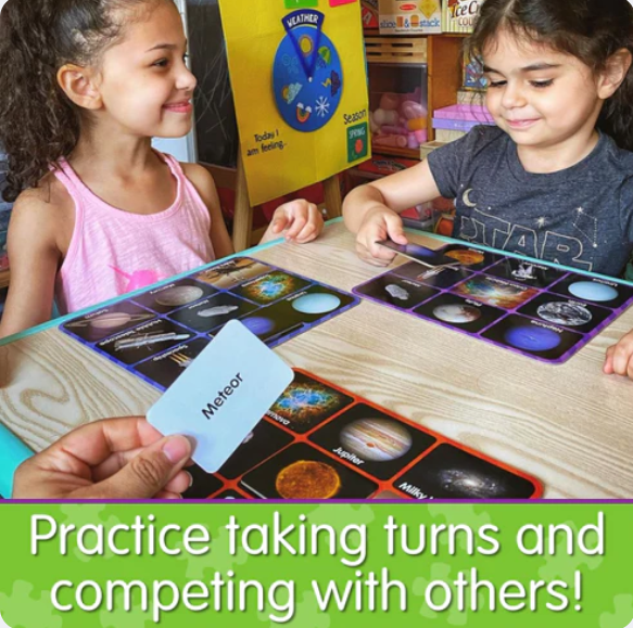 The Learning Journey - MATCH IT! BINGO - SPACE