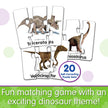 The Learning Journey - MATCH IT! - DES DINOSAURES DE LA TÊTE À LA QUEUE