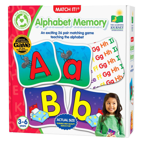 The Learning Journey - MATCH IT! MEMORY - ALPHABET