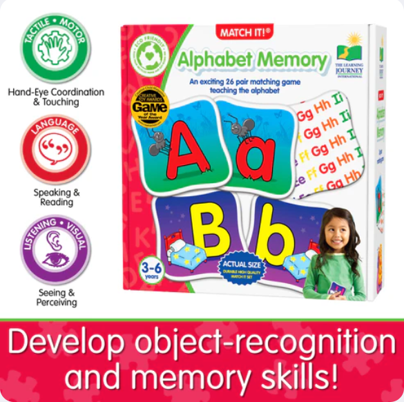 The Learning Journey - MATCH IT! MEMORY - ALPHABET