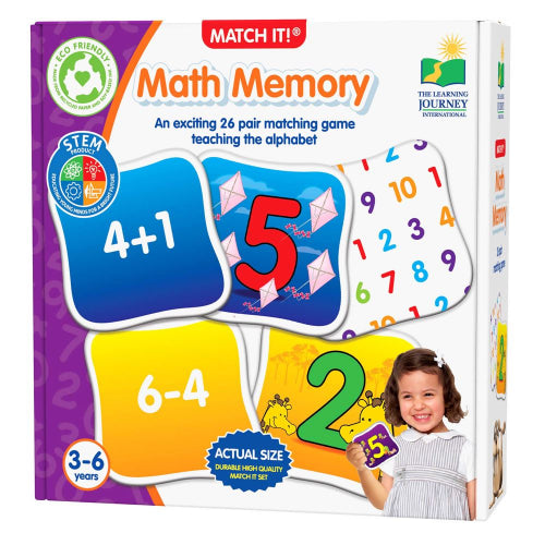 Le parcours d'apprentissage - MATCH IT! MEMORY - MATHÉMATIQUES