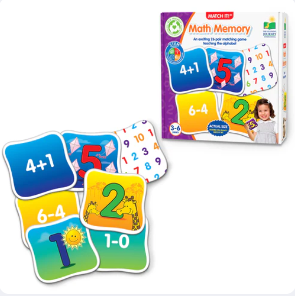Le parcours d'apprentissage - MATCH IT! MEMORY - MATHÉMATIQUES