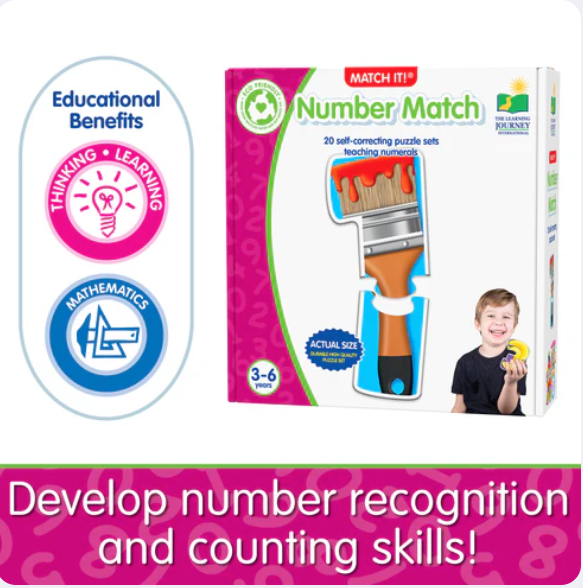 The Learning Journey - MATCH IT! - NUMBER MATCH