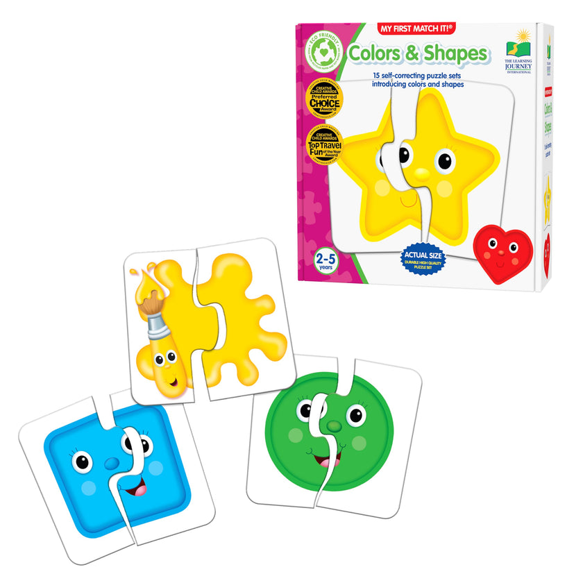 The Learning Journey - MON PREMIER JEU DE MISE EN CORESPONDANCE ! - COULEURS ET FORMES