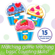 The Learning Journey - MY FIRST MATCH IT! - COUNTING CUPCAKES