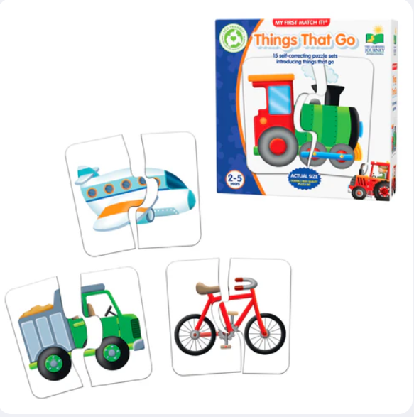 The Learning Journey - Mon premier jeu de correspondance - Les choses qui bougent