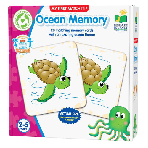 The Learning Journey - MON PREMIER JEU DE MÉMOIRE - OCÉAN