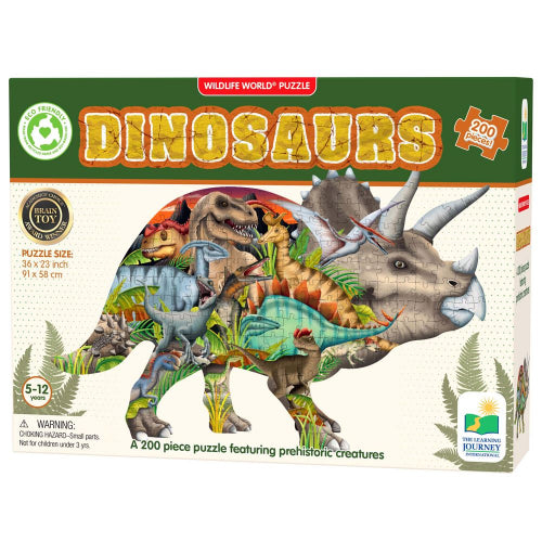 The Learning Journey - WILDLIFE WORLD - DINOSAURS PUZZLE (200PCS)