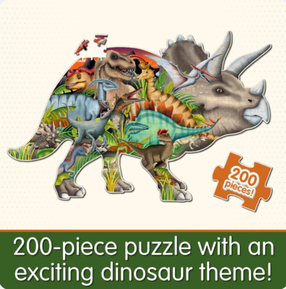 The Learning Journey - WILDLIFE WORLD - DINOSAURS PUZZLE (200PCS)