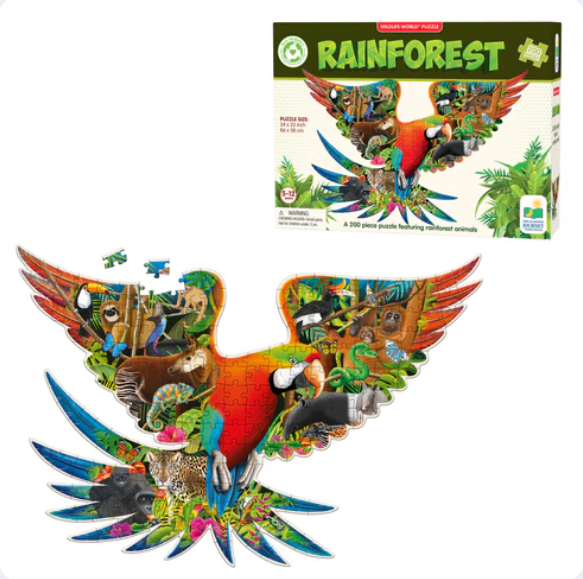 The Learning Journey - WILDLIFE WORLD - RAINFOREST PUZZLE (200PCS)