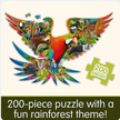 The Learning Journey - WILDLIFE WORLD - RAINFOREST PUZZLE (200PCS)
