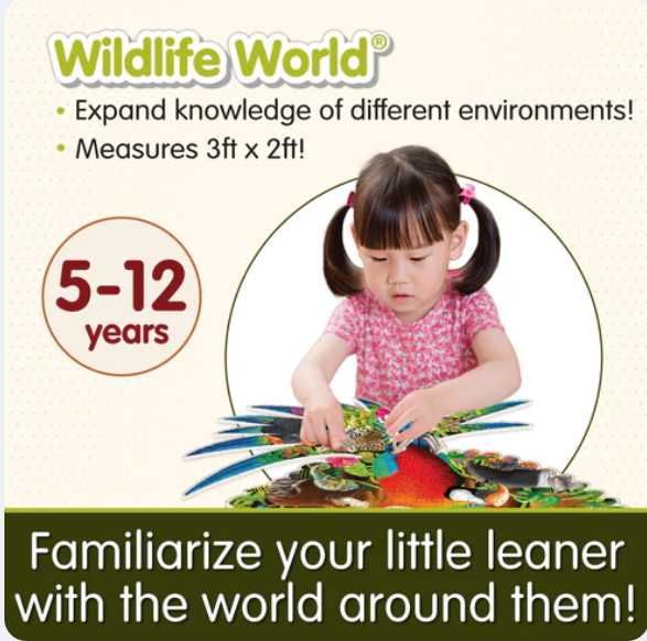 The Learning Journey - WILDLIFE WORLD - RAINFOREST PUZZLE (200PCS)