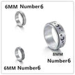 The Stars And The Moon Rotating Titanium Steel Women Ring