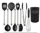 The silicone kitchen utensils and appliances