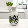 Ceramic Oil Jug ( Oil Dispenser) 15 cm (Olives, Colorful & Blue Floral) – Oil Pourer