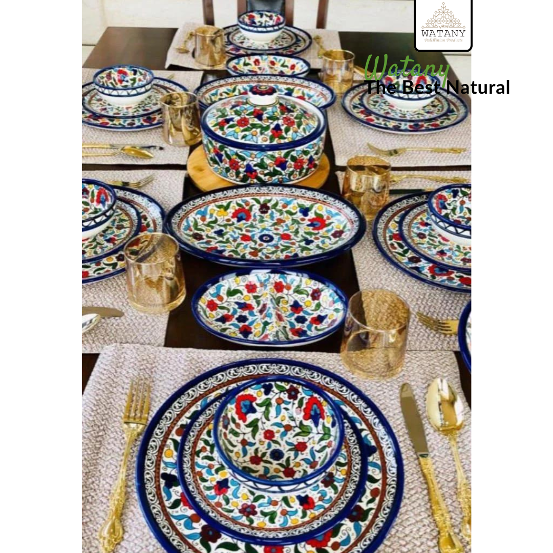 Handcrafted Ceramic Dinnerware Set for 6 – Luxury Tableware Dinner Set & Homeware Decor