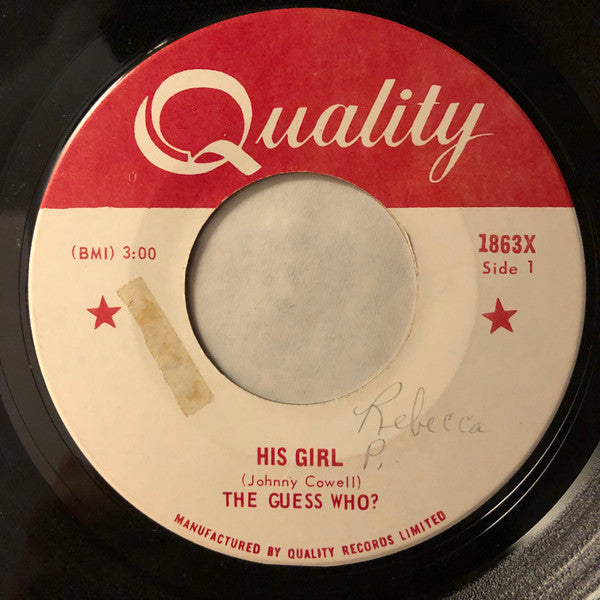 The Guess Who? – His Girl -  7
