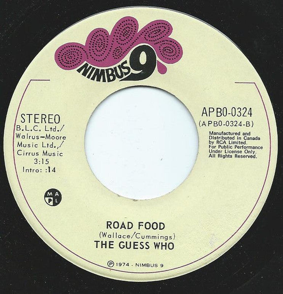 The Guess Who – Clap For The Wolfman / Road Food - 7