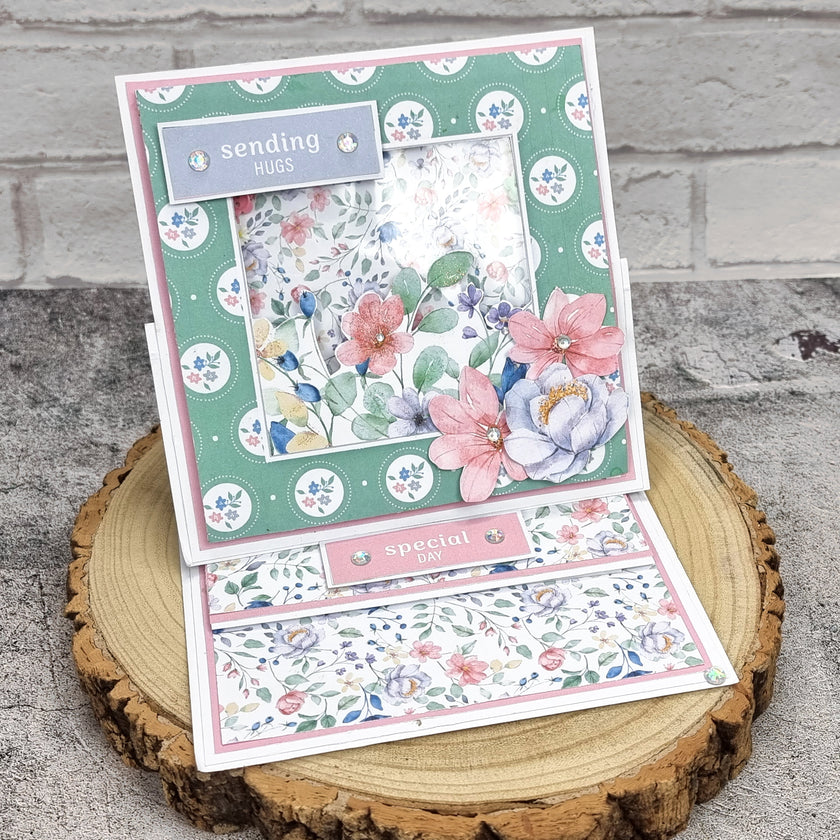 The Paper Boutique Sunny Gardens 8 in x 8 in Decorative Paper Pad