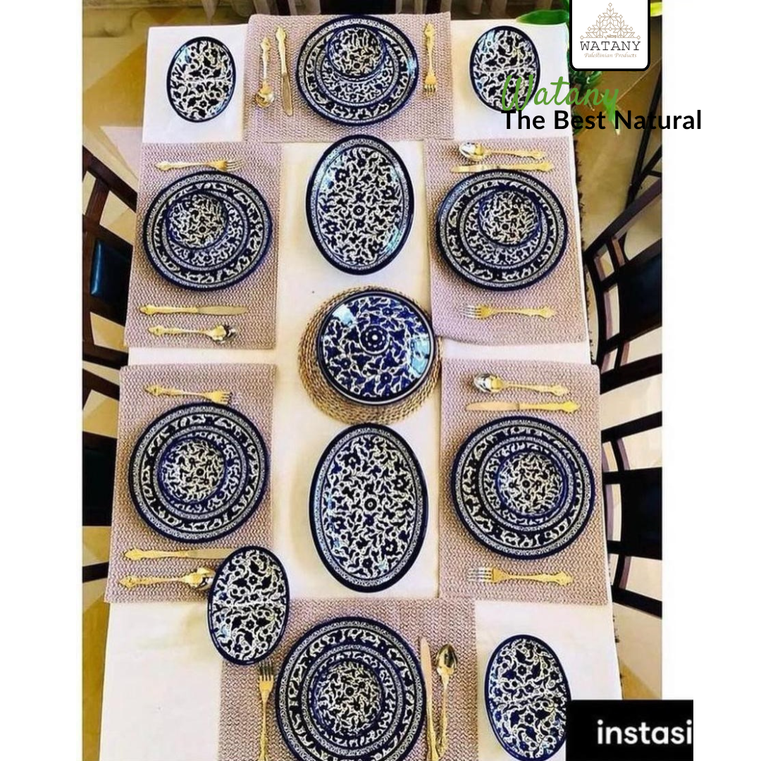 Handcrafted Ceramic Dinnerware Set for 6 – Luxury Tableware Dinner Set & Homeware Decor