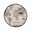 The World Rug - Offwhite / Black