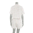 Thin Cotton Printed Comfortable Loose Breathable Short-sleeved Shorts Summer Pajamas Home Wear For Women