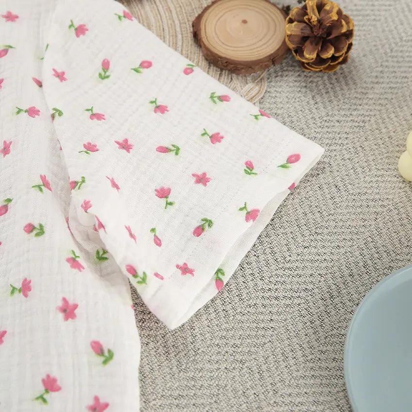 Women's 100% Cotton Printed Short Sleeve Shorts Pajamas – Breathable Summer Homewear Canada