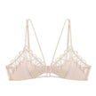 Thin Lace Comfortable Back Shaping Bra Set