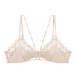 Thin Lace Comfortable Back Shaping Bra Set