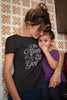 This Mom Loves Her Girl Rhinestone T-Shirt – Sparkly Mom Life Tee | Blingdazzel